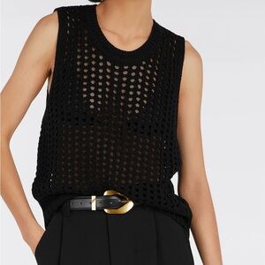 DISSH Hunter Black Crochet Top